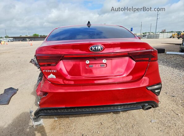 3KPF24AD0ME296339 2021 KIA FORTE Red Rear view
