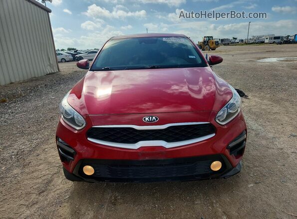3KPF24AD0ME296339 2021 KIA FORTE Red Front view