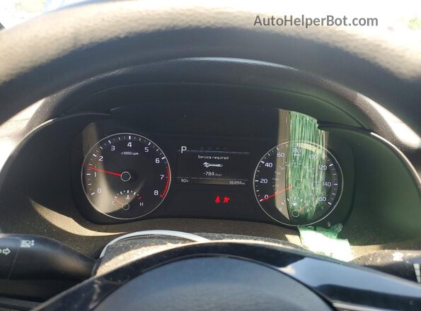 3KPF24AD0NE448802 2022 KIA FORTE Gray Widok zestawu wskaźników