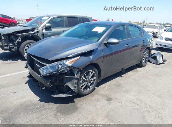 3KPF24AD0NE497787 2022 KIA FORTE Gray Առջևի ձախ երեք քառորդ տեսարան