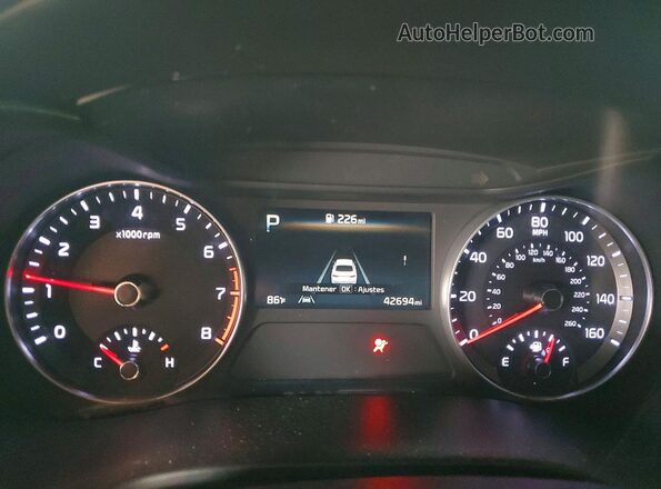 3KPF24AD0PE643026 2023 KIA FORTE Белый Вид щитка приборов