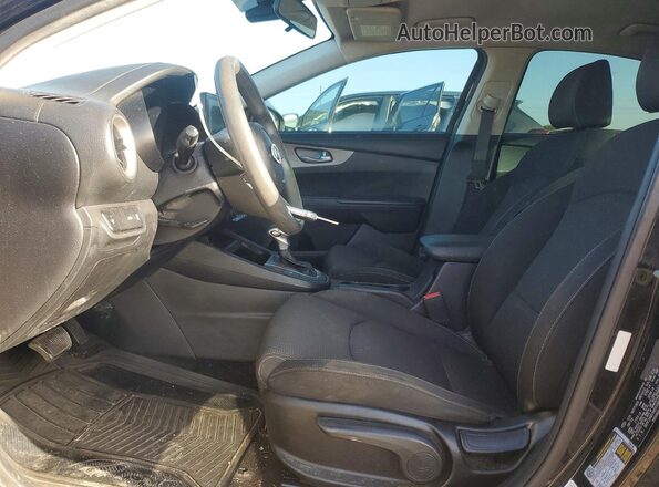 3KPF24AD1KE010656 2019 KIA FORTE Black Front interior view