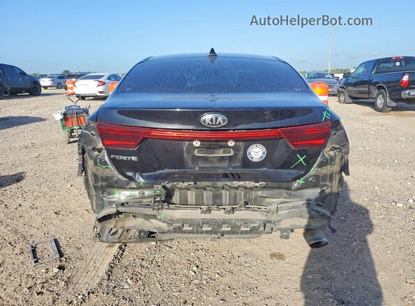 3KPF24AD1KE010656 2019 KIA FORTE Black Rear view