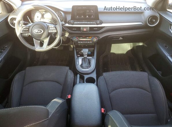 3KPF24AD1KE010656 2019 KIA FORTE Black Dashboard view