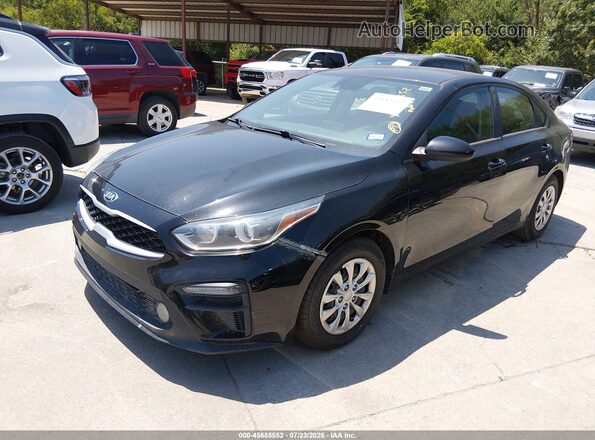 3KPF24AD1KE012472 2019 KIA FORTE Black Przód lewy