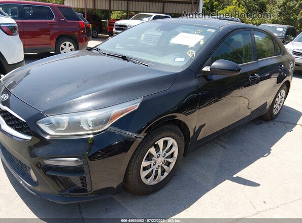 3KPF24AD1KE012472 2019 KIA FORTE Black Widok z przodu