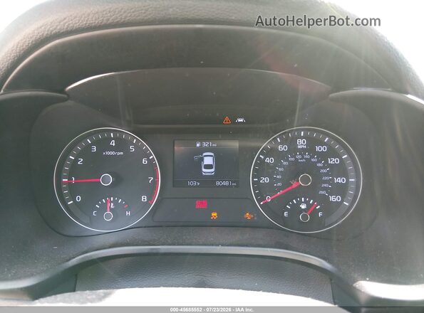 3KPF24AD1KE012472 2019 KIA FORTE Black Widok tylnych siedzeń