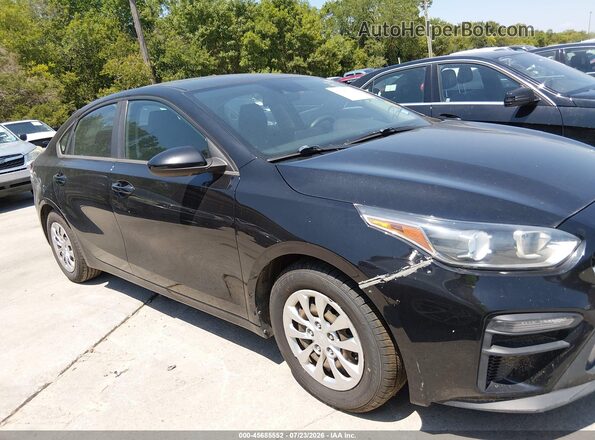 3KPF24AD1KE012472 2019 KIA FORTE Black Widok zestawu wskaźników