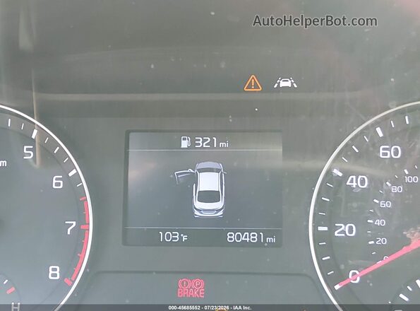 3KPF24AD1KE012472 2019 KIA FORTE Black Widok wnętrza 360 stopni