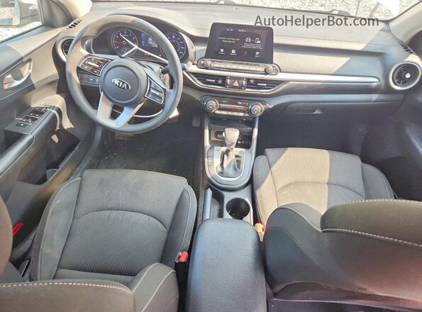 3KPF24AD1KE051353 2019 KIA FORTE White Dashboard view