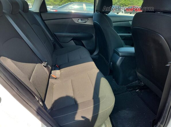 3KPF24AD1KE051353 2019 KIA FORTE White Rear seats view