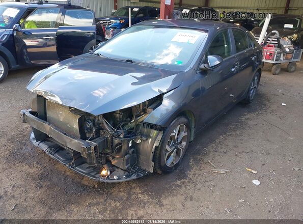3KPF24AD1KE058674 2019 KIA FORTE Blue Przód lewy