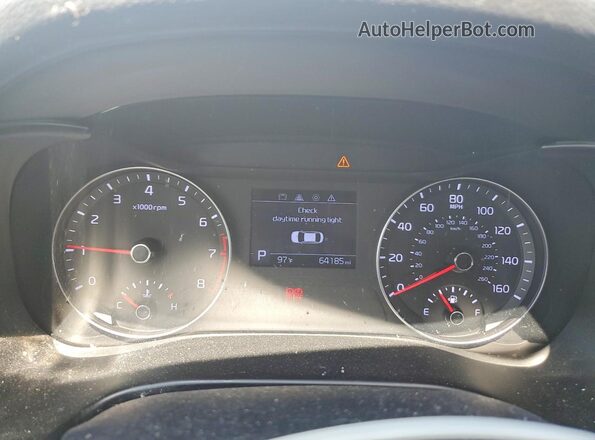 3KPF24AD1KE061851 2019 KIA FORTE Silver ხელსაწყოთა პანელის ხედი