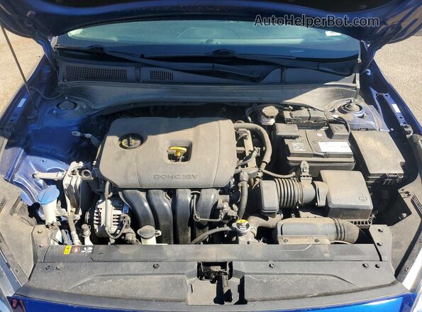 3KPF24AD1LE150398 2020 KIA FORTE Blue Vista interior trasera