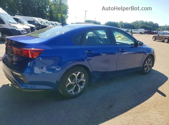 3KPF24AD1LE150398 2020 KIA FORTE Blue Trasero derecho