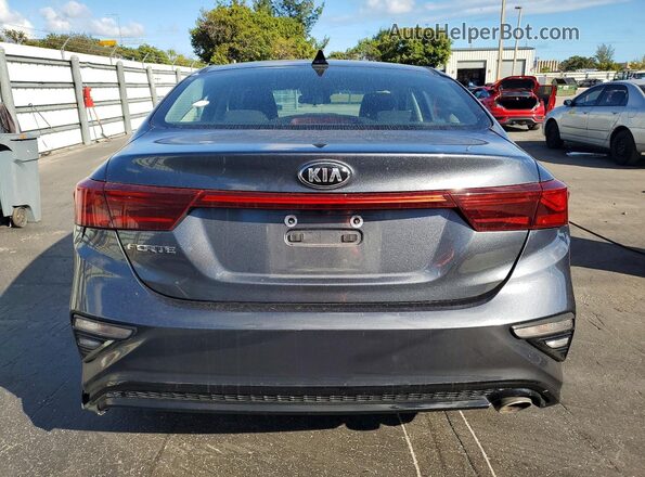 3KPF24AD1LE169775 2020 KIA FORTE Gray Вид ззаду