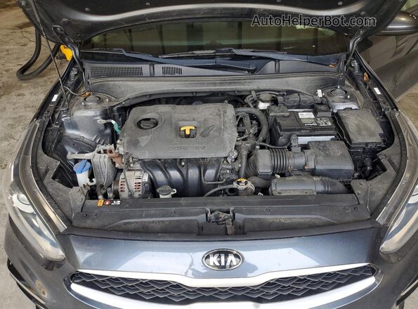 3KPF24AD1LE173972 2020 KIA FORTE Charcoal Вид задньої частини салону