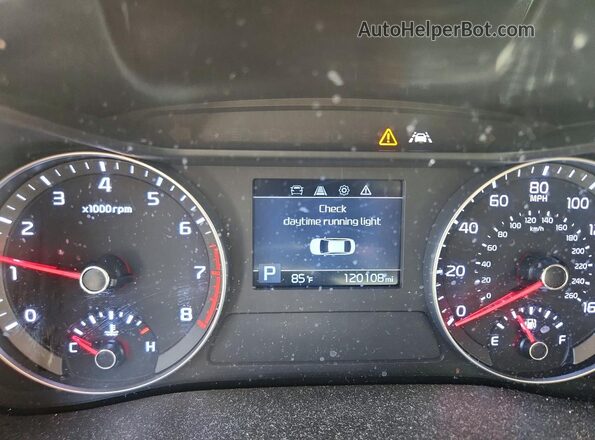 3KPF24AD1LE196801 2020 KIA FORTE Black Вид щитка приладів