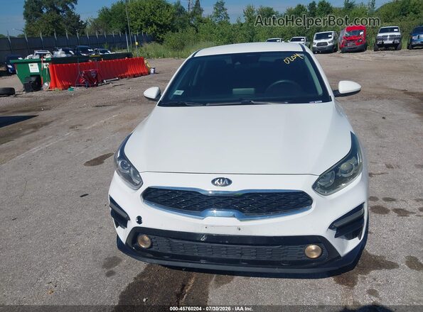 3KPF24AD1LE212480 2020 KIA FORTE White Instrument cluster view