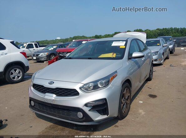 3KPF24AD1LE228159 2020 KIA FORTE Silver Առջևի ձախ երեք քառորդ տեսարան