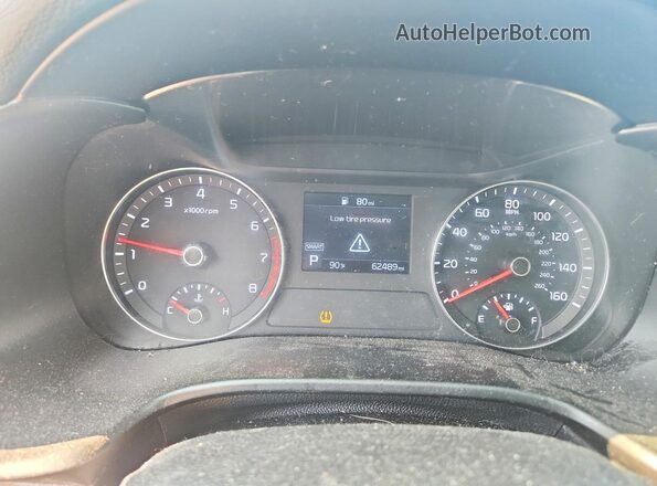 3KPF24AD1LE236052 2020 KIA FORTE Черный Вид щитка приборов