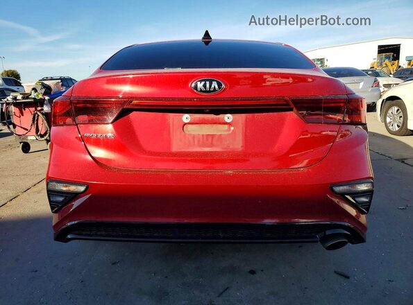 3KPF24AD1LE242482 2020 KIA FORTE Красный Вид сзади