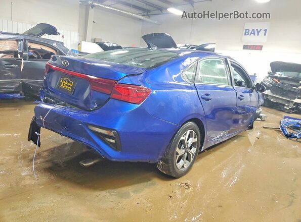 3KPF24AD1ME325153 2021 KIA FORTE Blue უკანა მარჯვენა