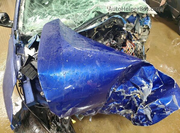 3KPF24AD1ME325153 2021 KIA FORTE Blue უკანა სალონის ხედი