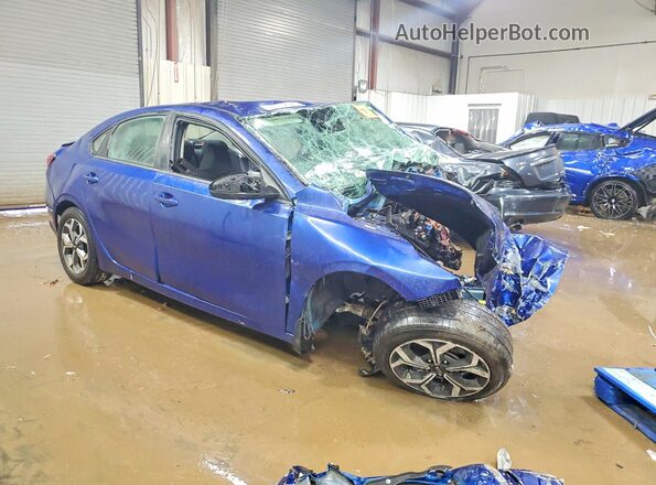 3KPF24AD1ME325153 2021 KIA FORTE Blue წინა მარჯვენა