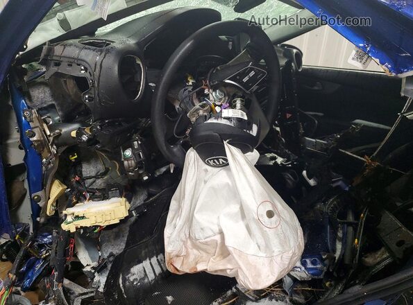 3KPF24AD1ME325153 2021 KIA FORTE Blue წინა პანელის ხედი