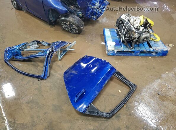 3KPF24AD1ME325153 2021 KIA FORTE Blue ძრავის განყოფილების ხედი