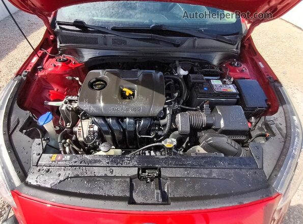 3KPF24AD1ME335794 2021 KIA FORTE Красный Вид задней части салона