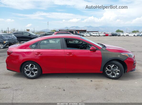3KPF24AD1ME366110 2021 KIA FORTE Red Սալոնի հետևի տեսք