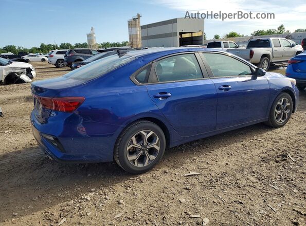 3KPF24AD1ME370075 2021 KIA FORTE Blue Rear right