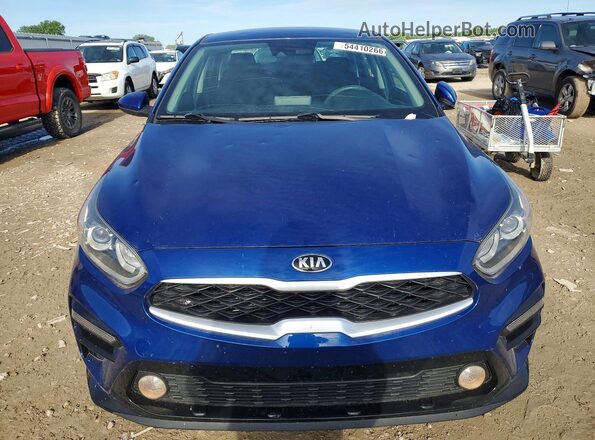 3KPF24AD1ME370075 2021 KIA FORTE Blue Front view