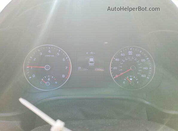 3KPF24AD1ME370075 2021 KIA FORTE Blue Instrument cluster view
