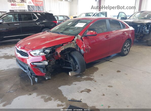 3KPF24AD1ME371159 2021 KIA FORTE Red Przód lewy