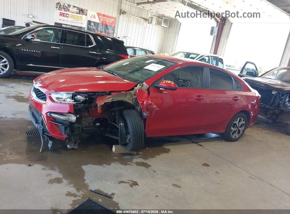 3KPF24AD1ME371159 2021 KIA FORTE Red Widok wnętrza 360 stopni