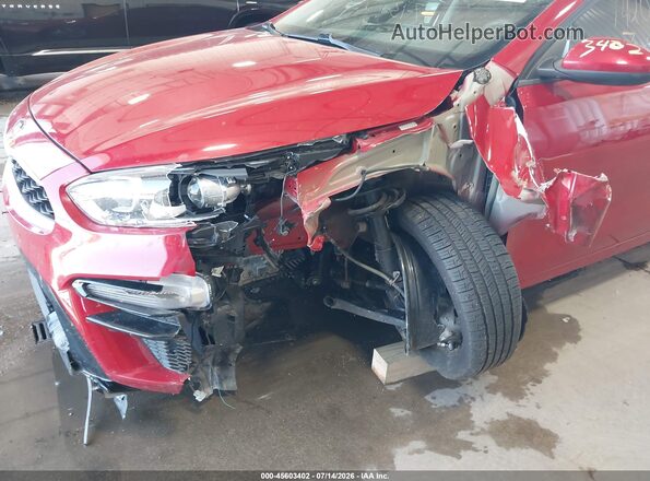 3KPF24AD1ME371159 2021 KIA FORTE Red Widok z przodu