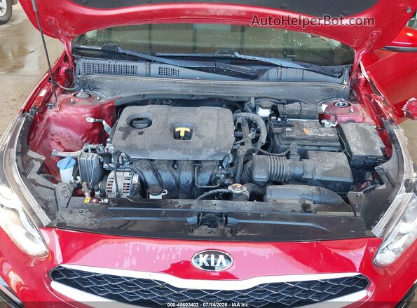 3KPF24AD1ME371159 2021 KIA FORTE Red Widok z tyłu