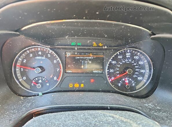 3KPF24AD1PE509657 2023 KIA FORTE Red Vista del cuadro de instrumentos
