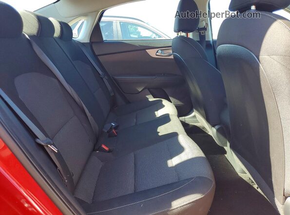 3KPF24AD1PE602615 2023 KIA FORTE Red Rear seats view
