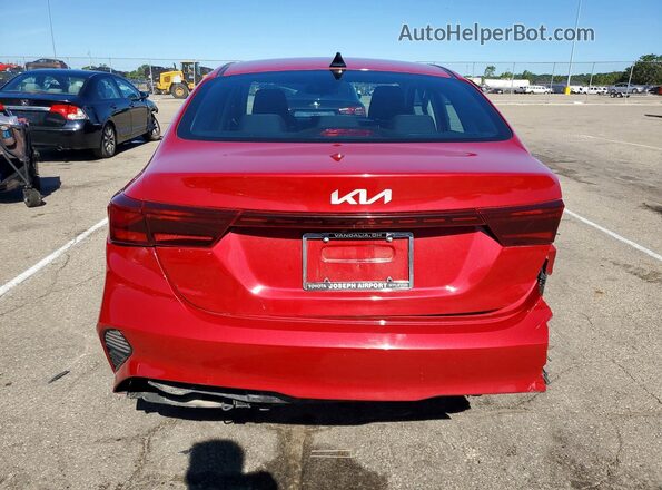 3KPF24AD1PE602615 2023 KIA FORTE Red Rear view