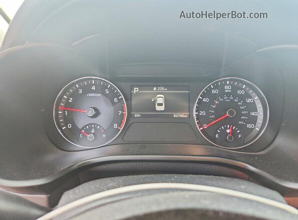 3KPF24AD1PE685396 2023 KIA FORTE Black Widok zestawu wskaźników