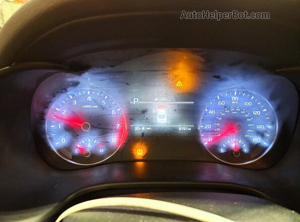 3KPF24AD1RE708369 2024 KIA FORTE Orange Instrument cluster view
