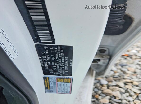 3KPF24AD1RE787624 2024 KIA FORTE White Vista de la etiqueta del VIN