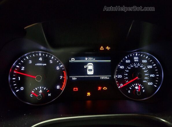 3KPF24AD1RE837471 2024 KIA FORTE Black Widok zestawu wskaźników