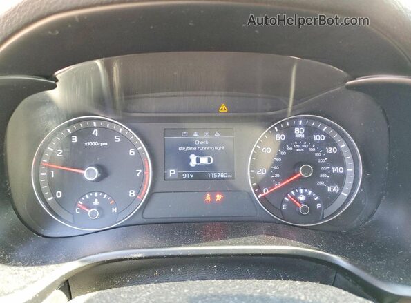 3KPF24AD2KE020208 2019 KIA FORTE White Widok zestawu wskaźników