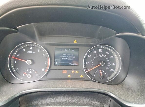 3KPF24AD2KE025201 2019 KIA FORTE Черный Вид щитка приборов
