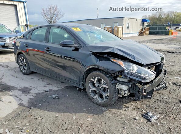 3KPF24AD2KE025201 2019 KIA FORTE Черный Передняя правая четверть